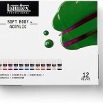 Liquitex Professional Soft Body Acrylic Paint, 12 x 22ml (0.74-oz), Essentials Set